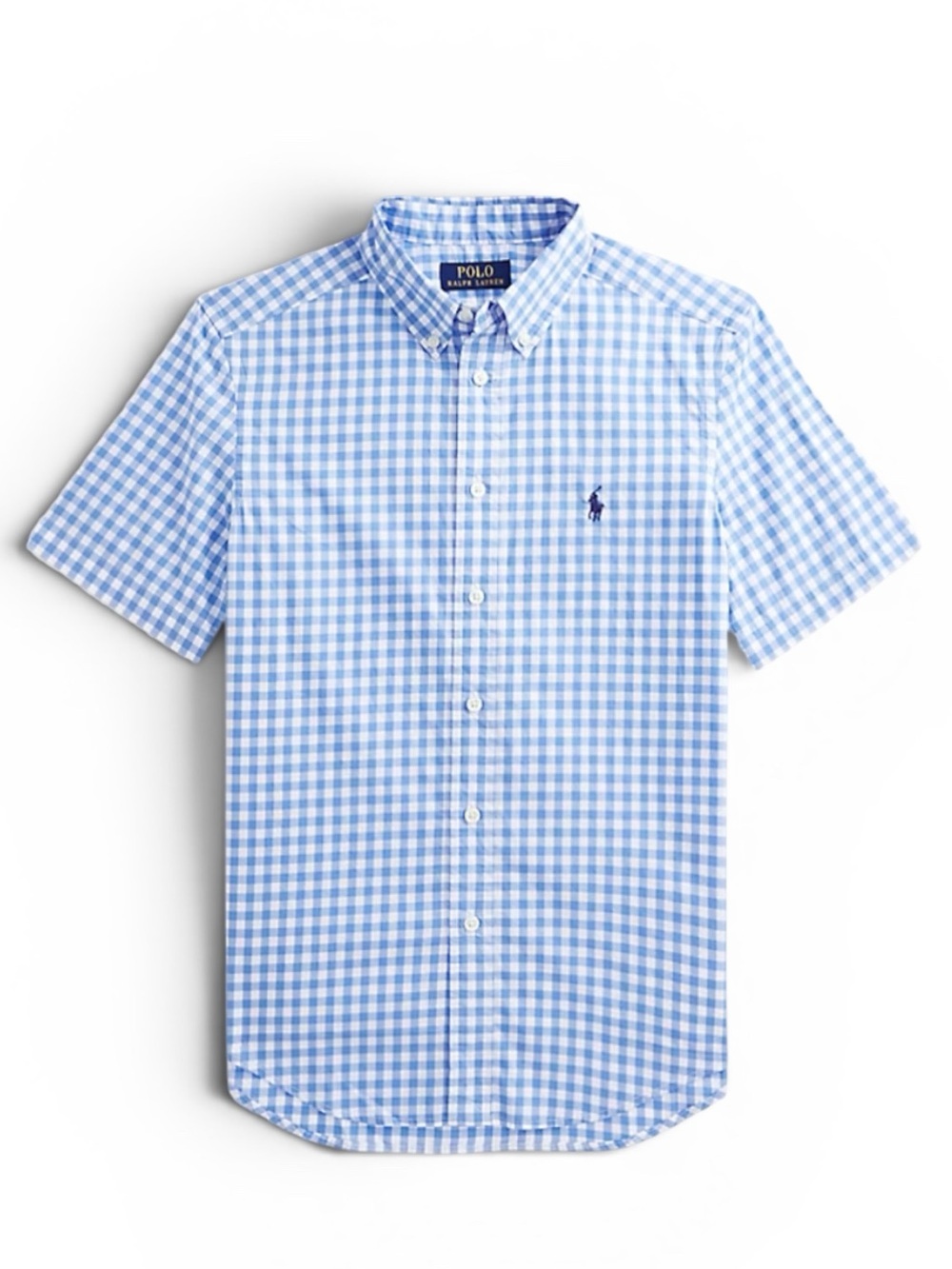 Ralph Lauren Gingham Poplin Short Sleeve Shirt